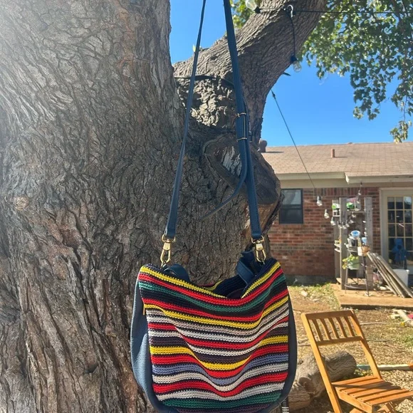 The Sak Multicolor Striped Shoulder Bag - Picture 2 of 8